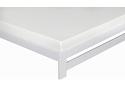4ft6 Double Xiamen low to floor, white painted bed frame 5